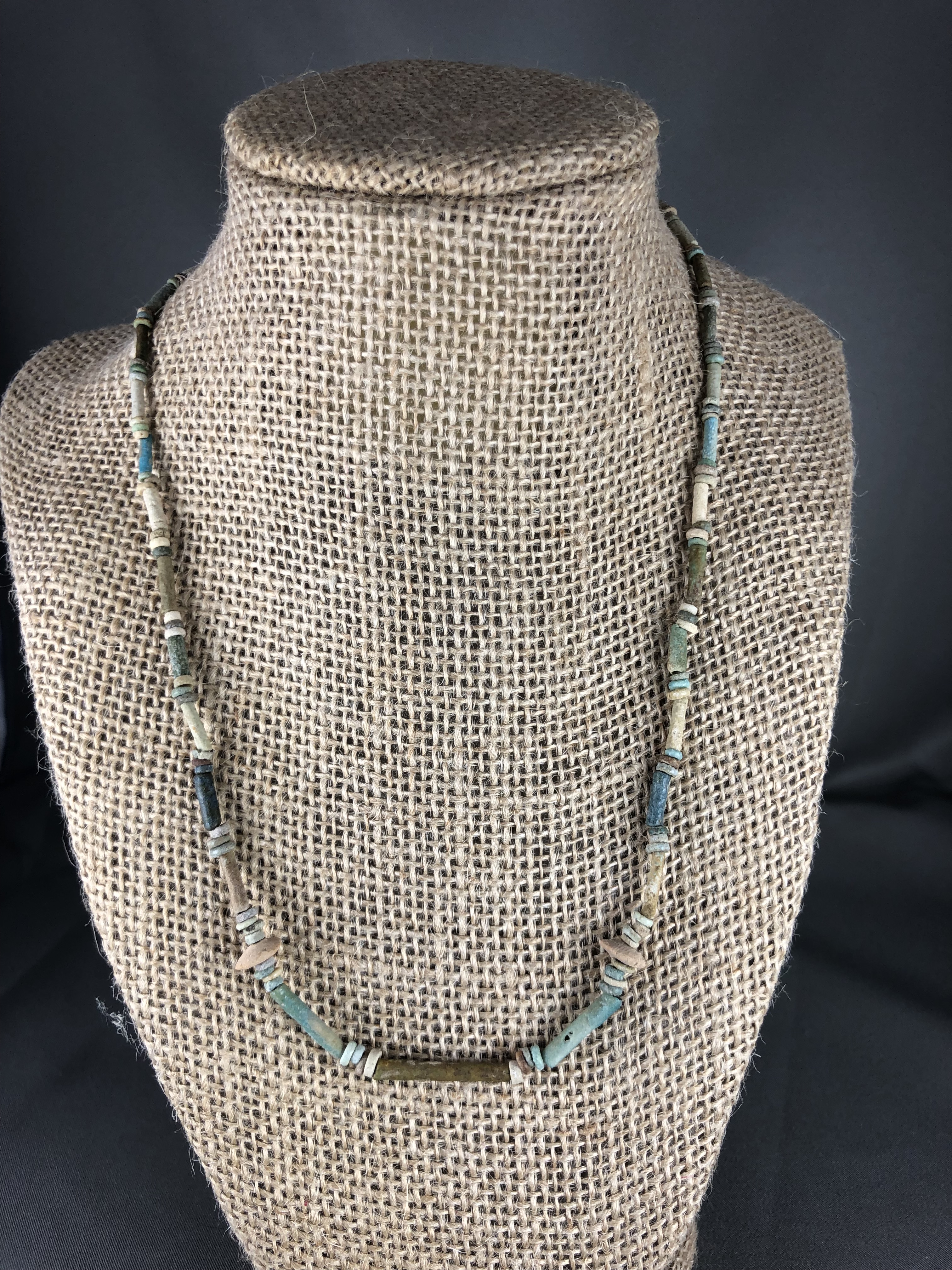 Ancient Egyptian Mummy Bead Necklace