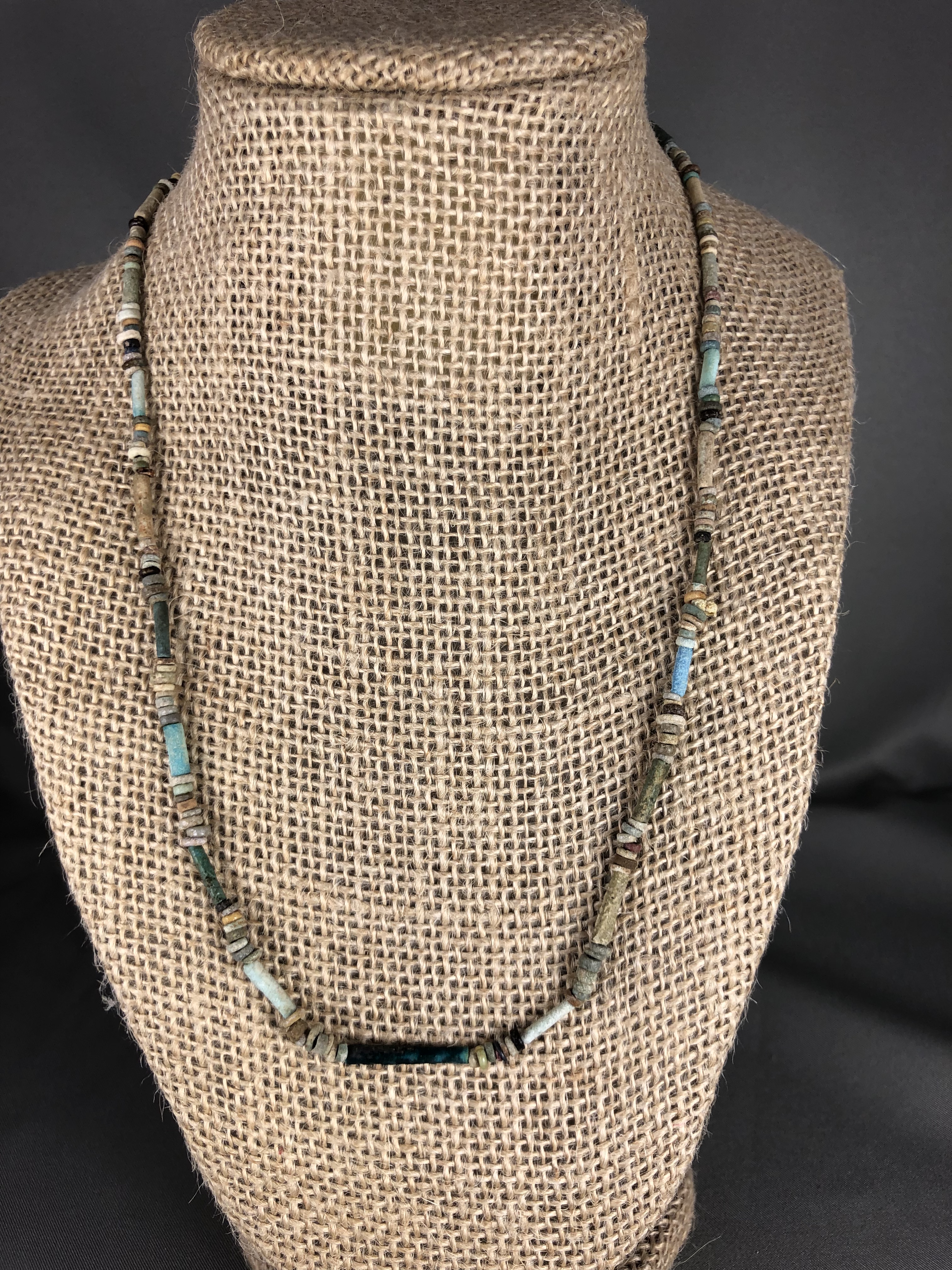 Ancient Egyptian Mummy Bead Necklace