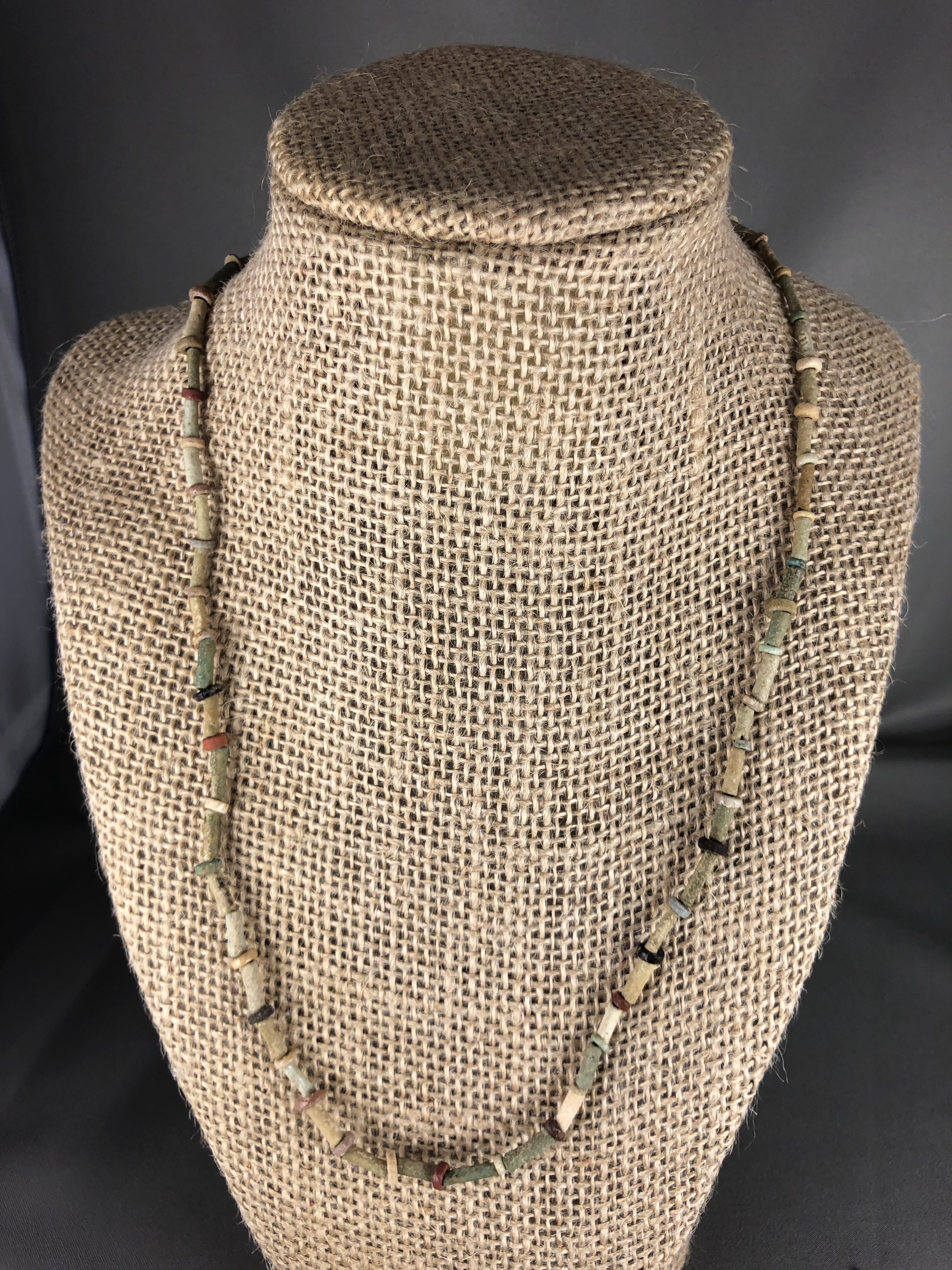 Ancient Egyptian Mummy Bead Necklace