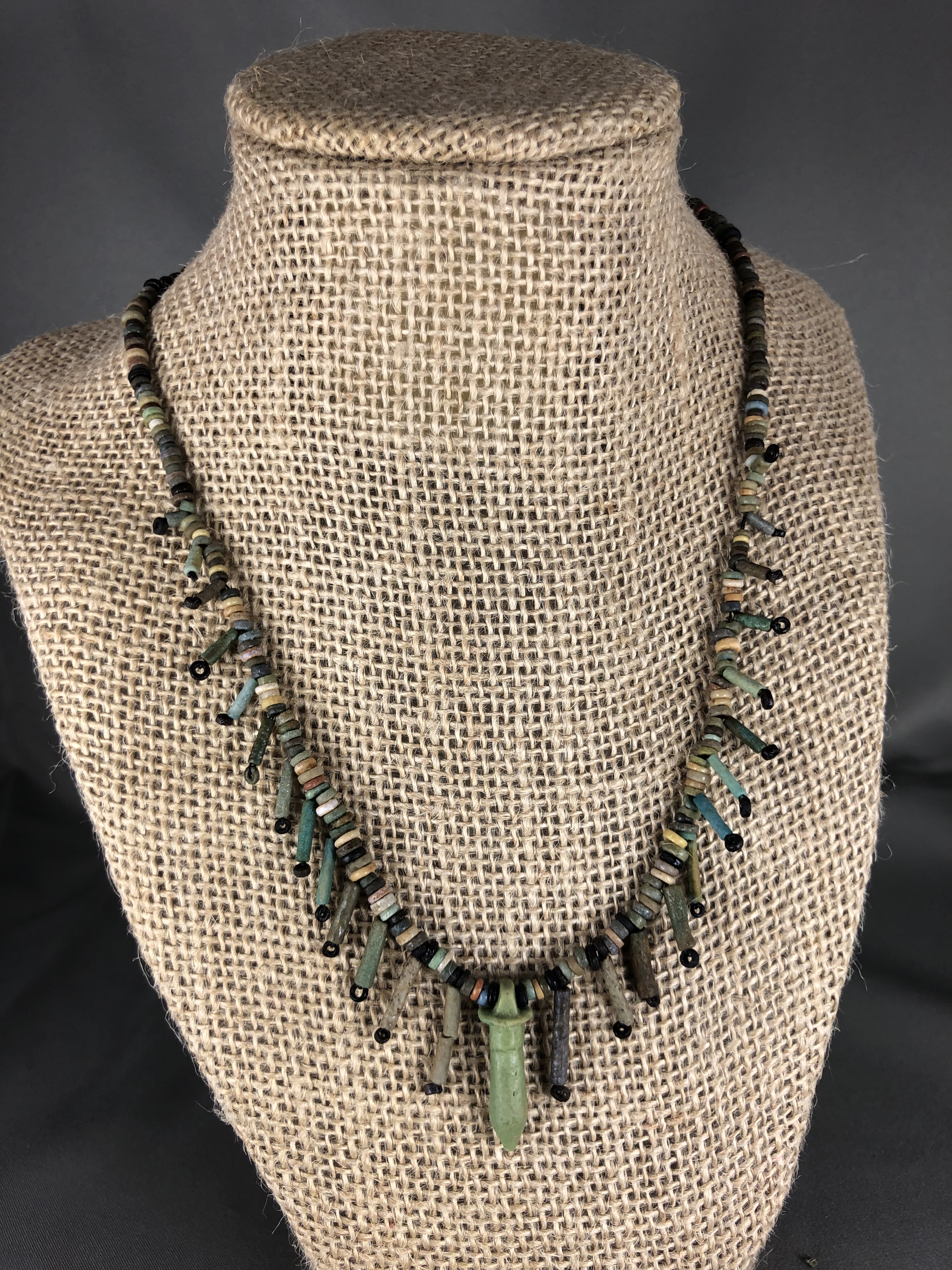 Ancient Egyptian Mummy Bead Necklace