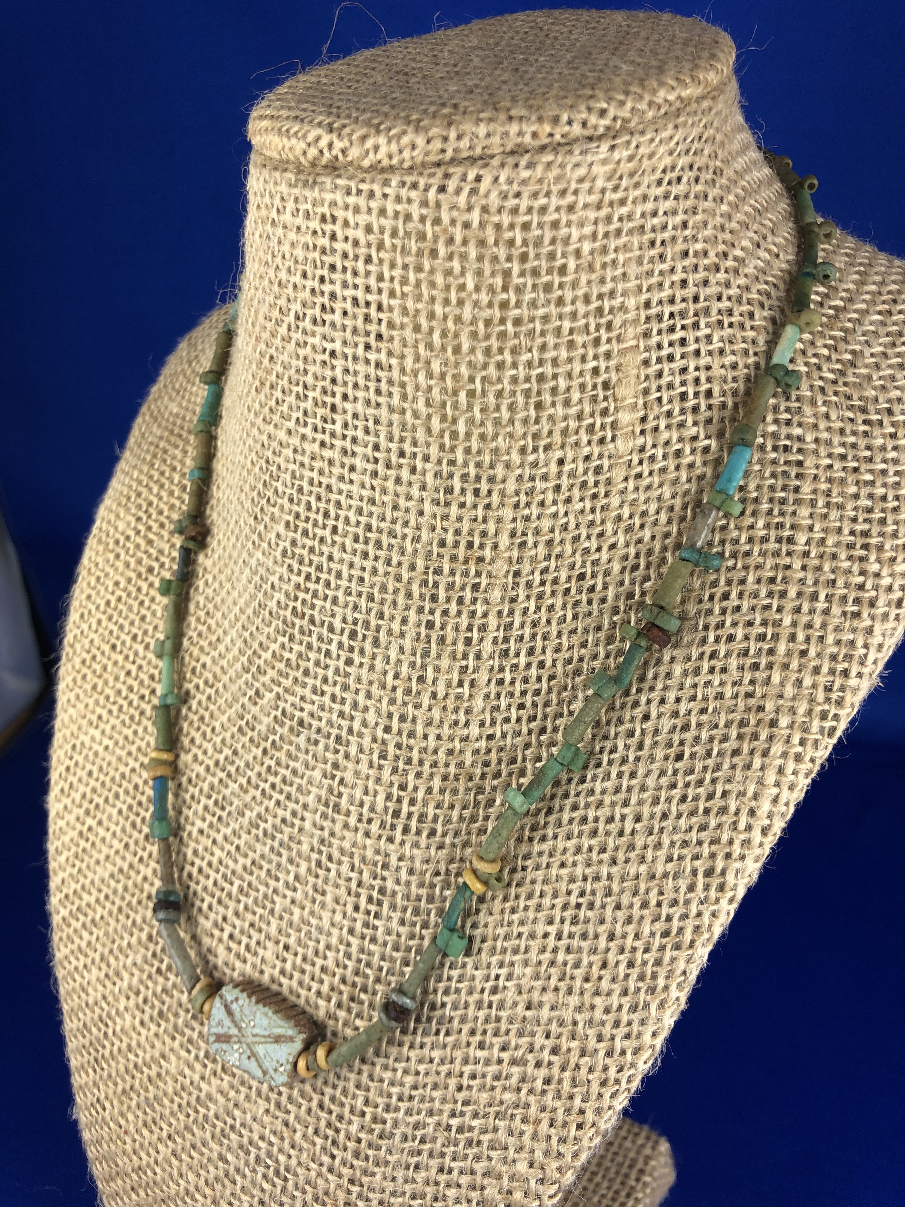 Ancient Egyptian Mummy Bead Necklace